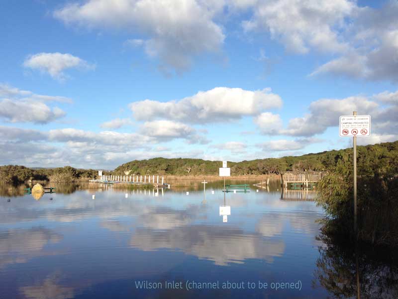 Prawn Rock Channel, Flood Levels